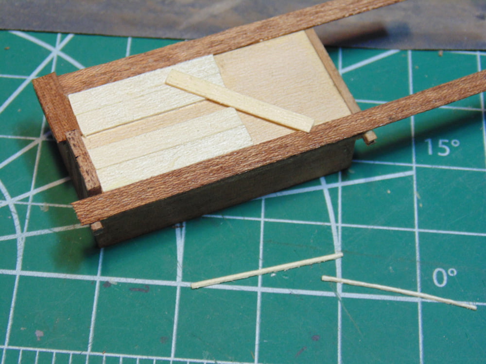 Unfinished planks on housing