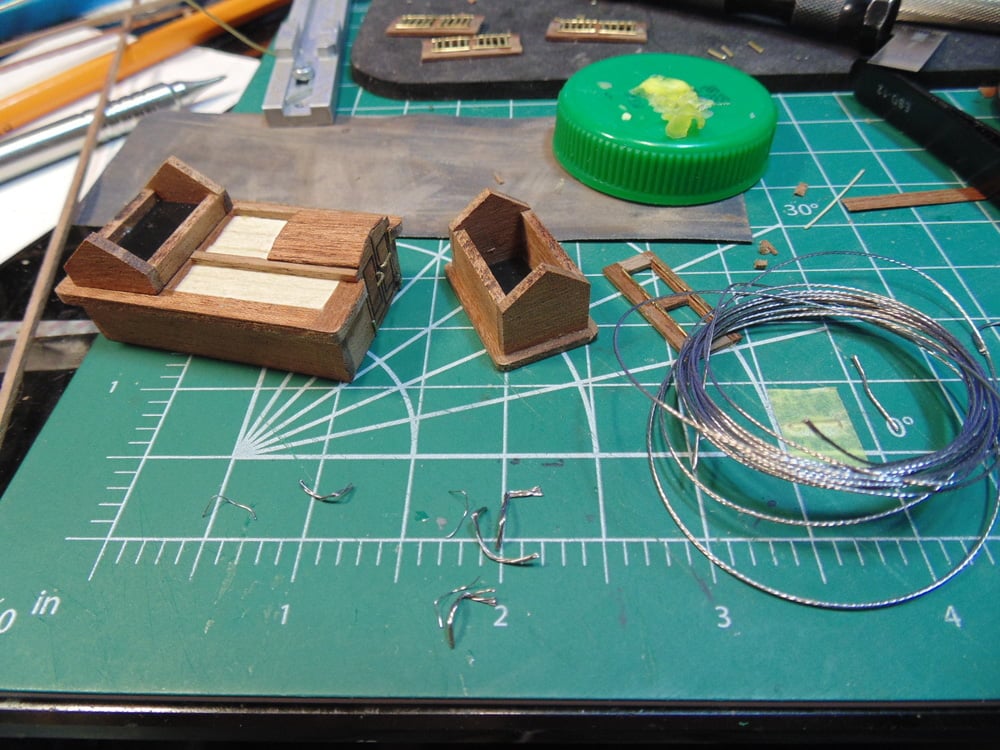Braided wire roll with subsections
