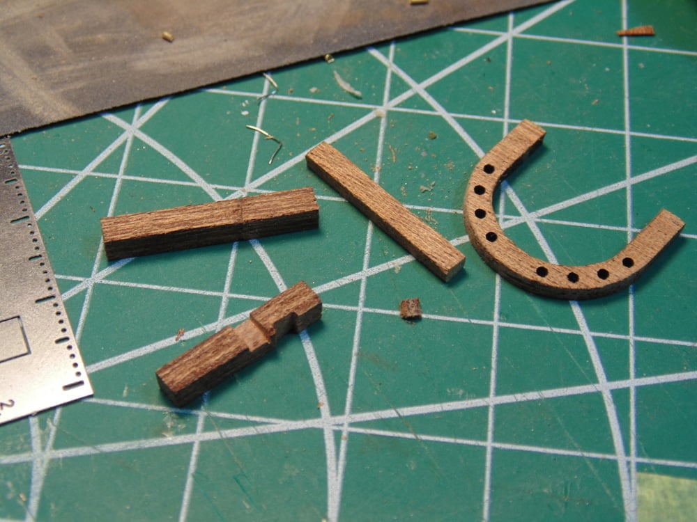 Mast brace parts