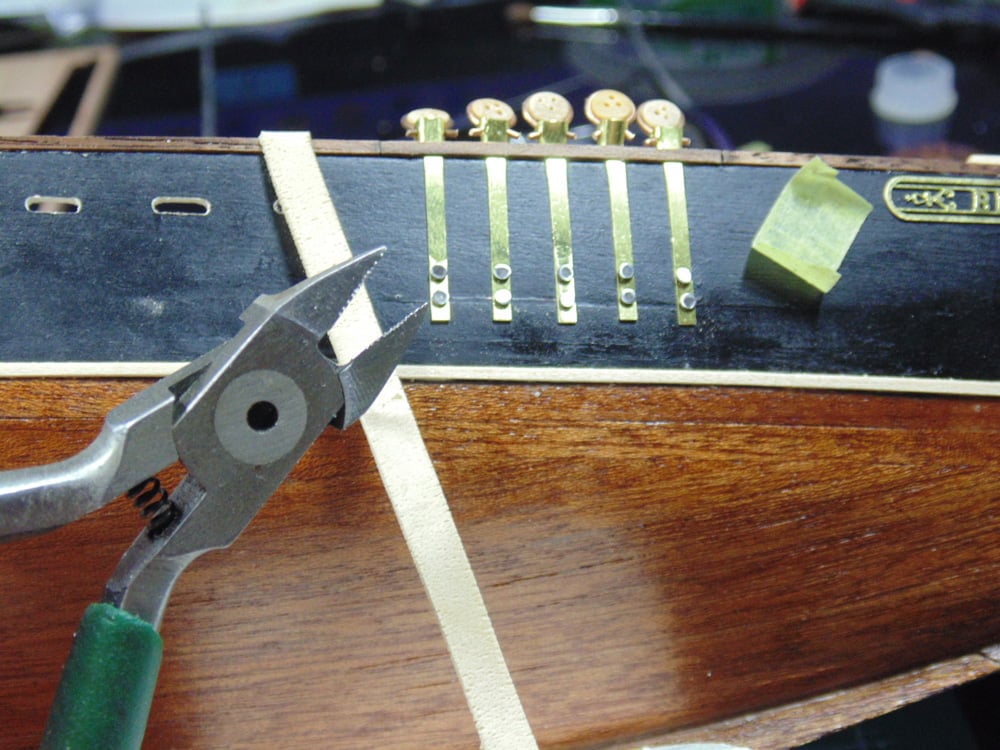 Up right starboard straps lugs and blocks