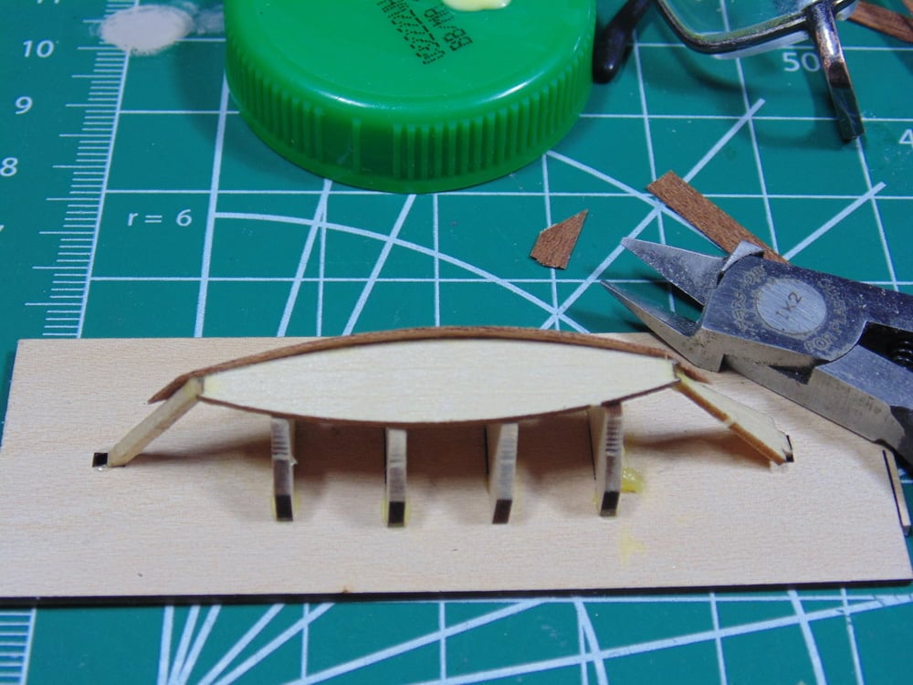 Extended Plank Lengths on Long Boat with Tamiya Cutters