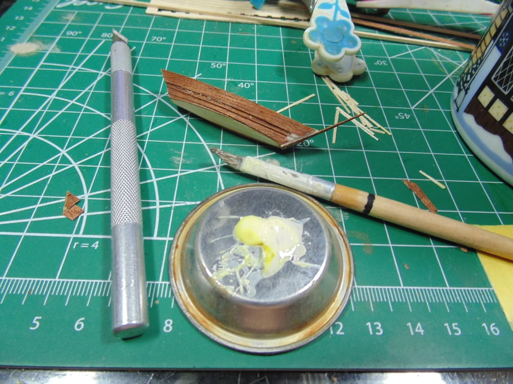 Blade and Dory with Old Brush and Metal Cup