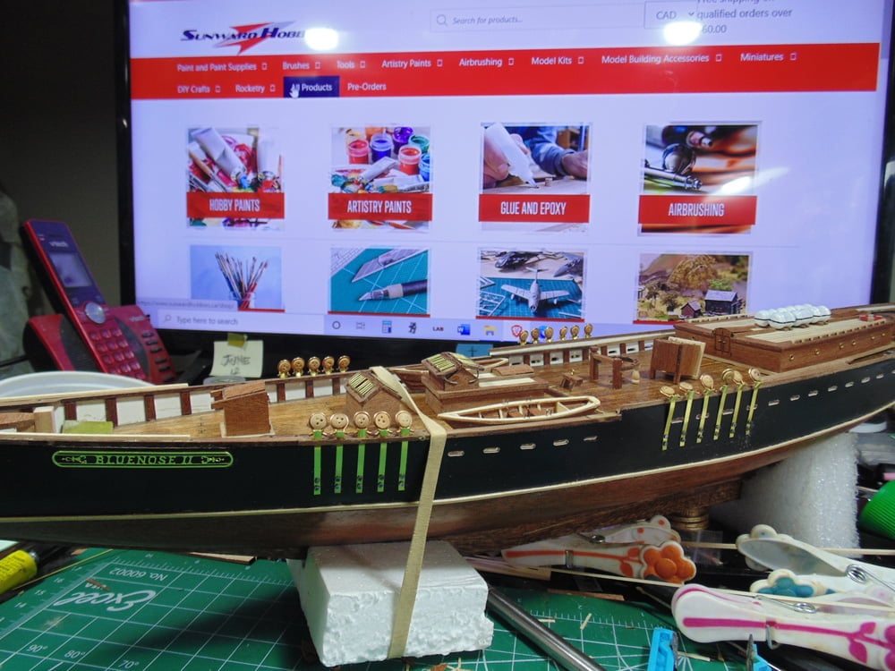 Long Boats at Midship