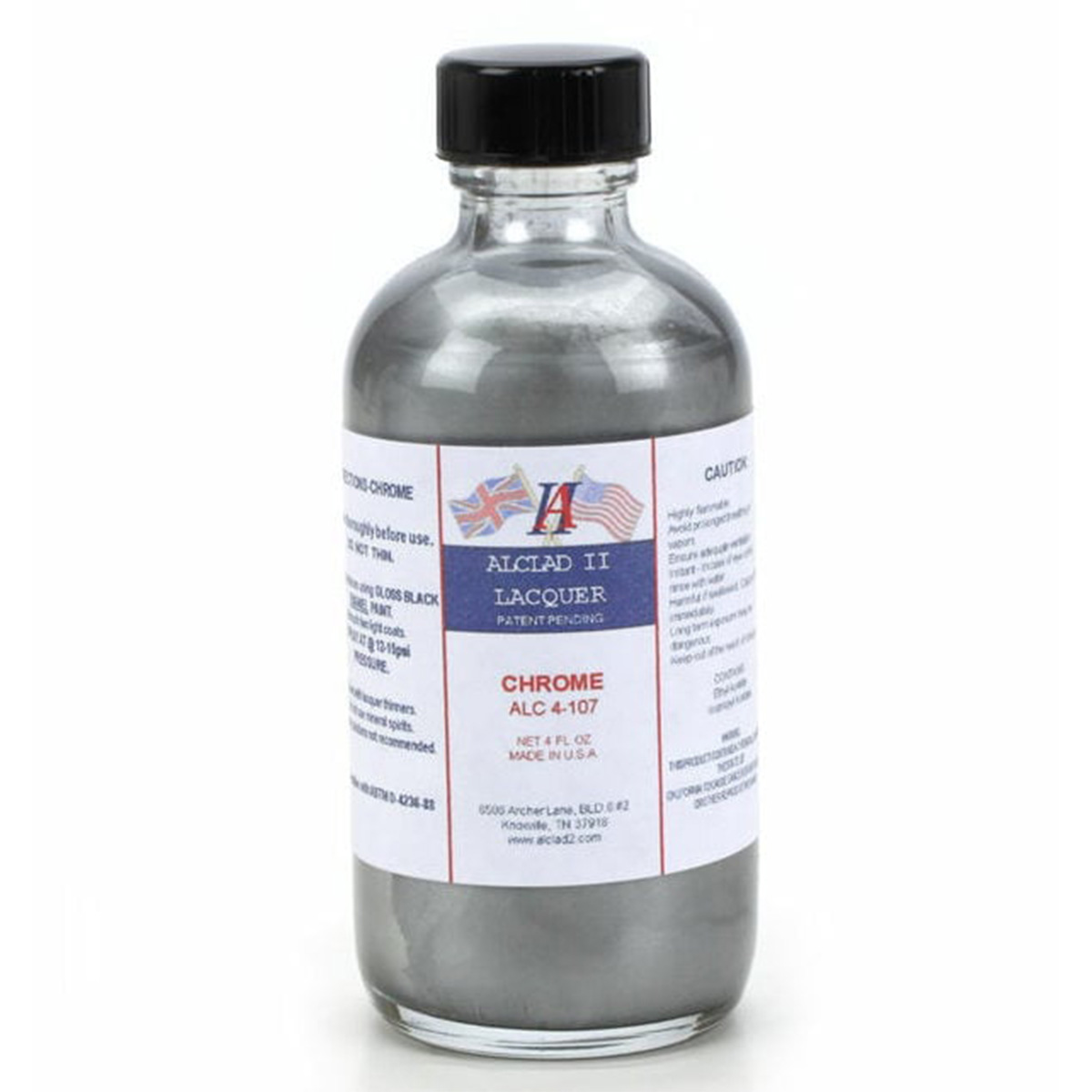 Alclad II ALC 4107 Chrome pour plastique Taille 4 onces