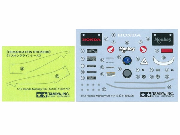 Tamiya Honda Monkey 125 1/12 Scale 14134