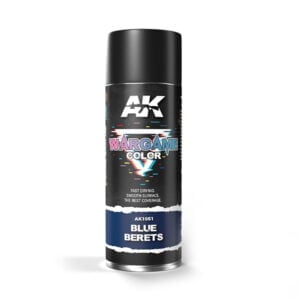 AK Interactive Wargame Blue Berets Spray Can 400ml AKI 1051