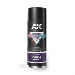 AK Interactive Wargame Purple Heart Spray Can 400ml AKI 1058