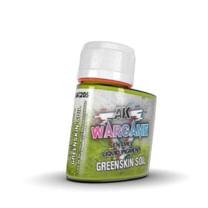 AK Interactive Wargame Enamel Liquid Pigments Greenskin Soil 35ml AKI 1205