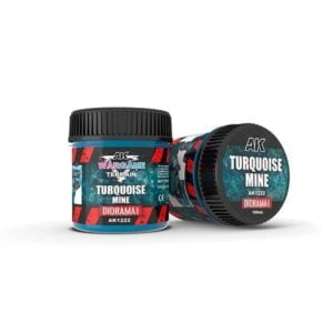 AK Interactive Wargame Battle Ground Terrains Acrylic 100ml Turquoise Mine AKI 1222