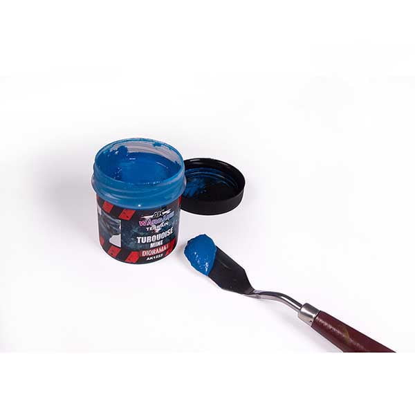 AK Interactive Wargame Battle Ground Terrains Acrylic 100ml Turquoise Mine AKI 1222