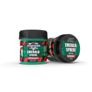 AK Interactive Wargame Battle Ground Terrains Acrylic 100ml Emerald Sphere AKI 1223