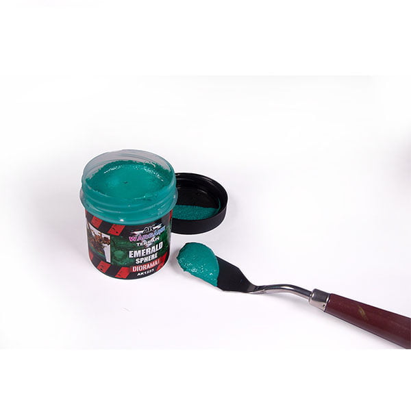AK Interactive Wargame Battle Ground Terrains Acrylic 100ml Emerald Sphere AKI 1223