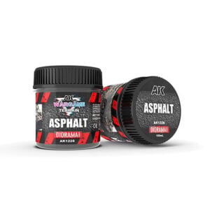 AK Interactive Wargame Battle Ground Terrains Acrylic 100ml Asphalt AKI 1228