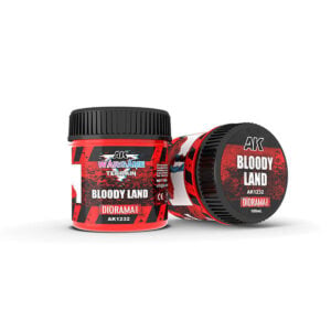 AK Interactive Wargame Battle Ground Terrains Acrylic 100ml Bloody Land AKI 1232