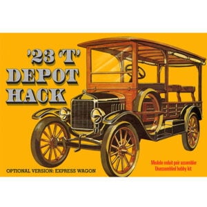 AMT 1923 Ford T Depot Hack with Wagon Version 1/25 Scale 1237