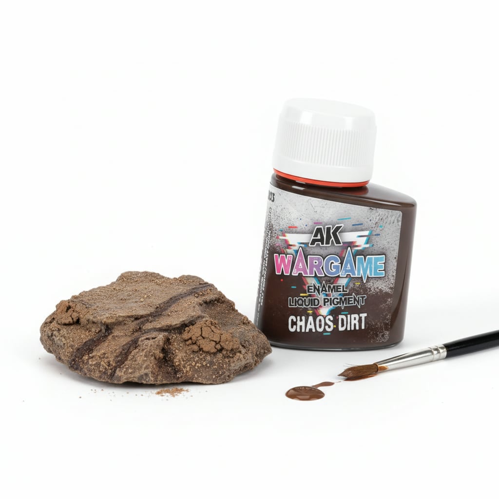 AK Interactive Wargame Enamel Liquid Pigments Chaos Dirt 35ml AKI 1203