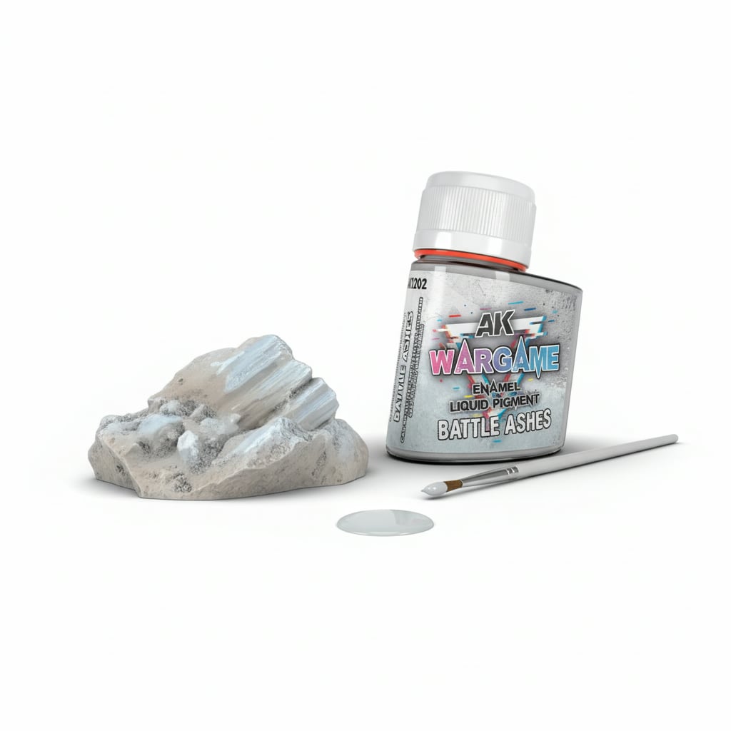 AK Interactive Wargame Enamel Liquid Pigments Battle Ashes 35ml AKI 1202