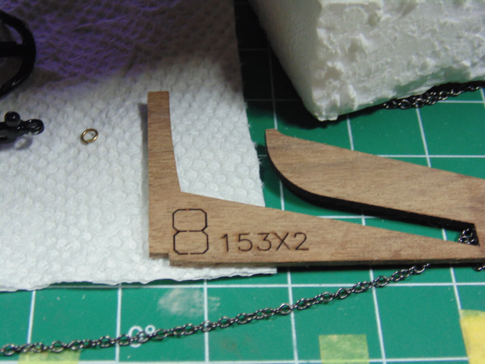Small Wood Parts on Sprue