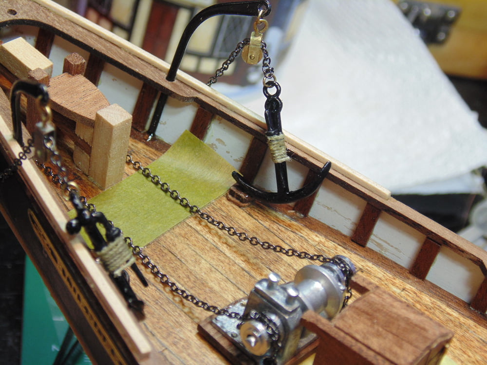 Overhead View of Backside of Chain Machine