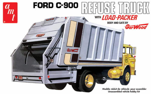 Camion à ordures Ford C-600 GarWood Load Packer à l'échelle 1/25 1247