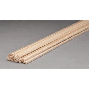 Balsa 3/16 x 3/16 x 36 inch Sticks 1054