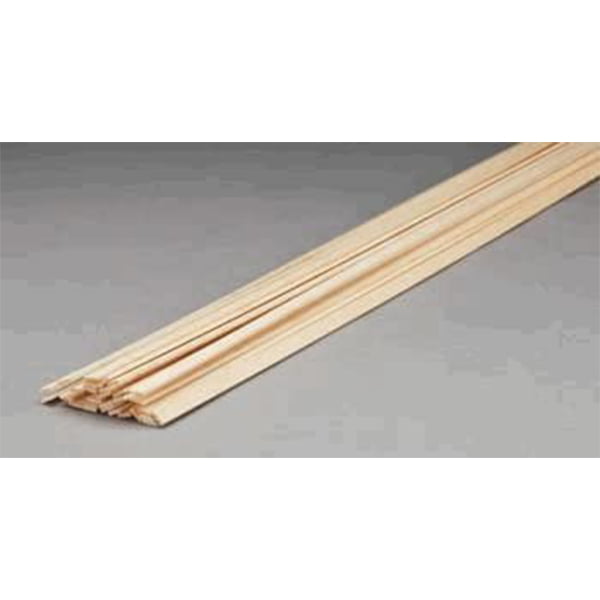 Balsa 1/16 x 1/4 x 36 inch Sticks 1014