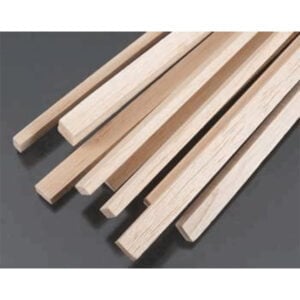 Balsa 1/4 x 1/2 x 36 inch Sticks 1077