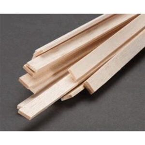 Balsa 1/8 x 1/2 x 36 inch Sticks 1047