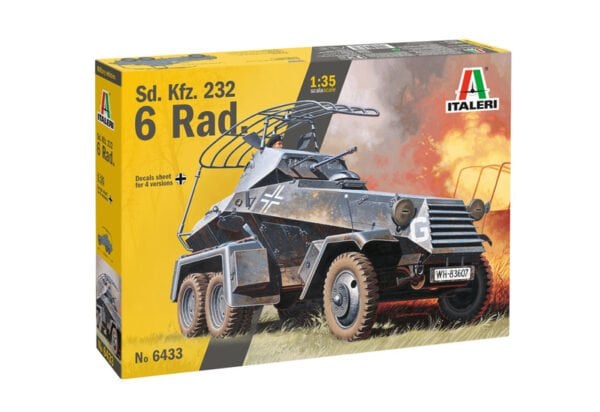 Italeri Sd. Kfz. 232 6 Rad 1/35 Scale 6433