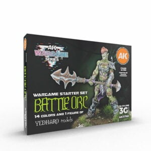 AK Interactive 3rd Generation Battle Orc Starter Wargame Paint Set 11768