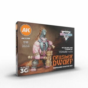 AK Interactive 3rd Generation Crusher Dwarf Starter Wargame Paint Set 11769