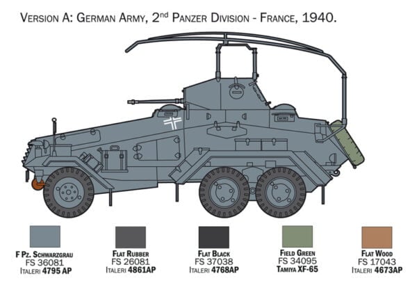 Italeri Sd. Kfz. 232 6 Rad 1/35 Scale 6433