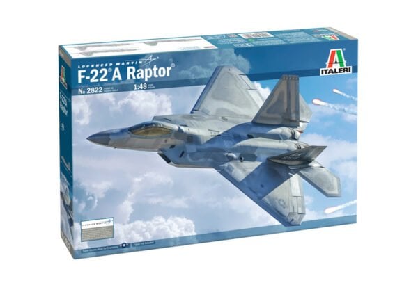 Italeri Lockheed Martin F-22 Raptor 1/48 Scale 2822 • Canada's