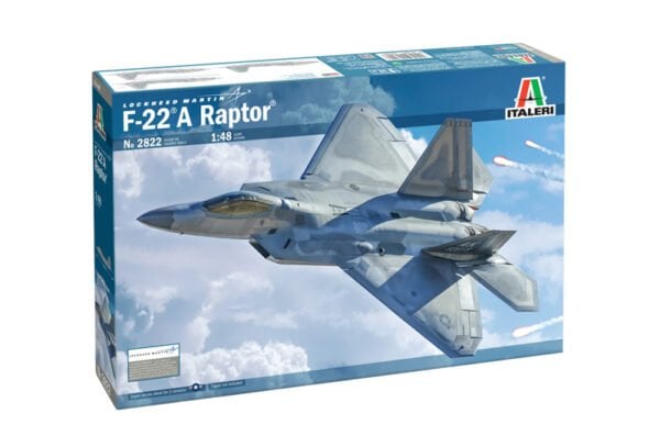 Italeri Lockheed Martin F-22 Raptor 1/48 Scale 2822