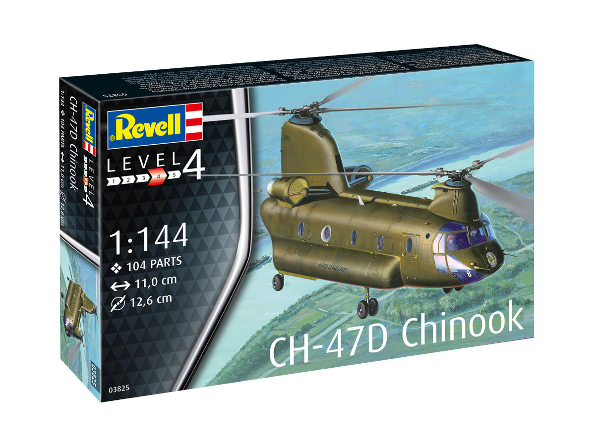 Revell CH-47D Chinook Helicopter 1:144 Scale RVG 03825
