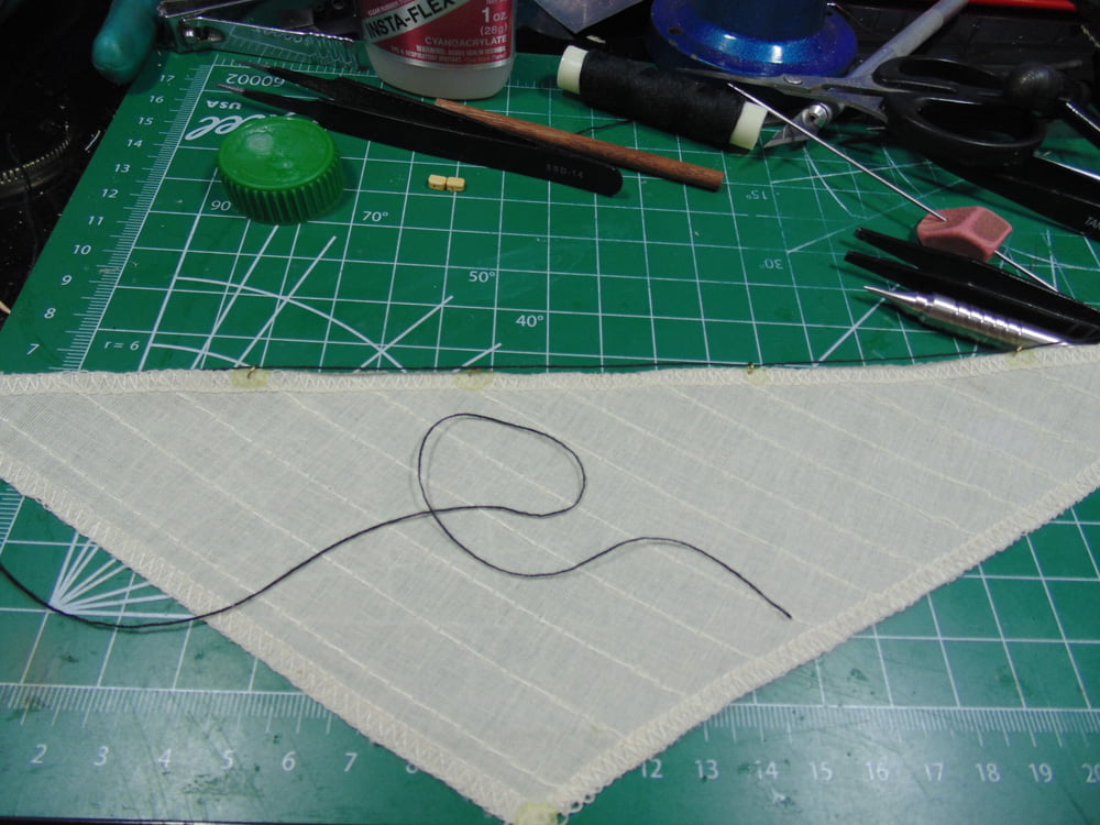 Sail on cutting mat