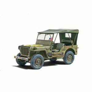 Italeri Willys Jeep MB 80e anniversaire 1/24 Échelle 3635