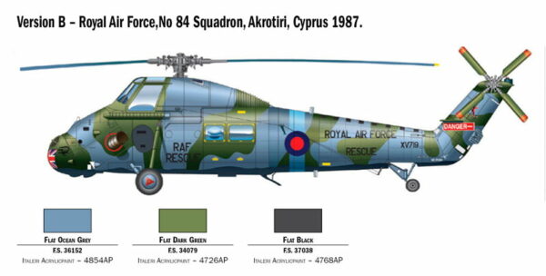 Italeri R Wessex UH.5 Helicopter Facklands 40th Anniversary 1/48 Scale 2720