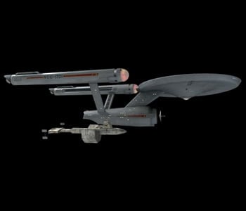 Polar Lights Star Trek USS Enterprise TOS Space Seed 1/1000 Scale 908