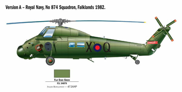 Italeri R Wessex UH.5 Helicopter Facklands 40th Anniversary 1/48 Scale 2720