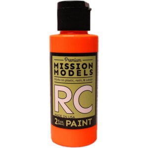 Mission Model Paints RC Acrylic Fluor Racing Bright Orange 2oz MMRC-050