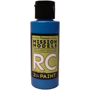 Mission Model Paints RC Acrylic Fluor Racing Blue 2oz MMRC-047