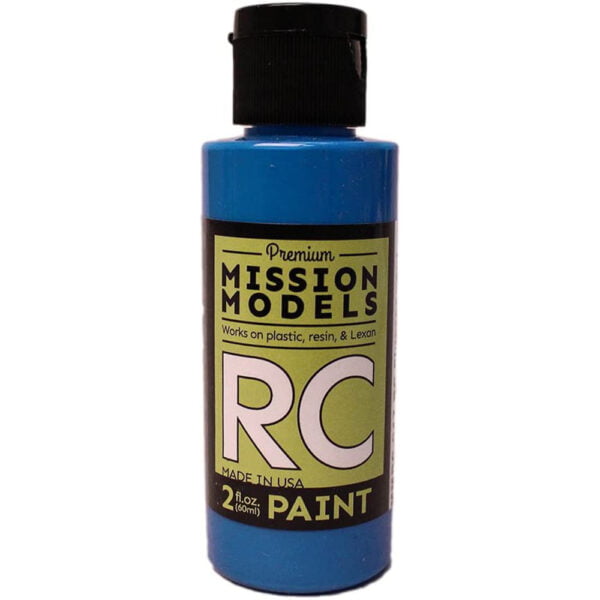 Mission Model Paints RC Acrylic Fluor Racing Blue 2oz MMRC-047