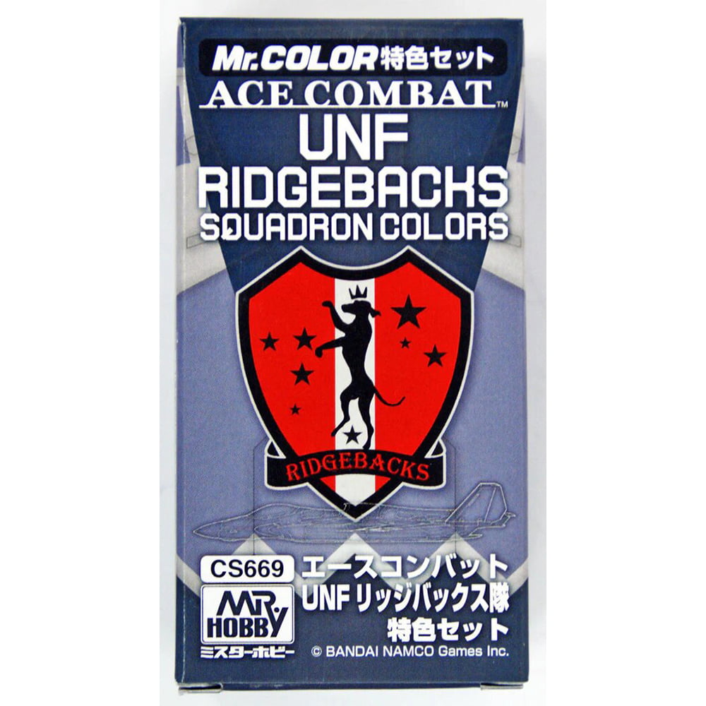 Mr Color Ace Combat UNF Ridgebacks Squadron Colors Set CS669