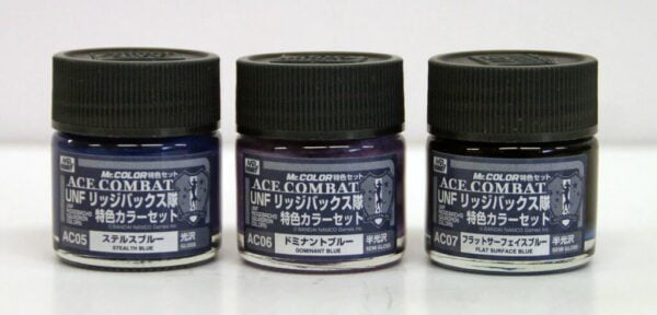 Mr Color Ace Combat UNF Ridgebacks Squadron Colors Set CS669