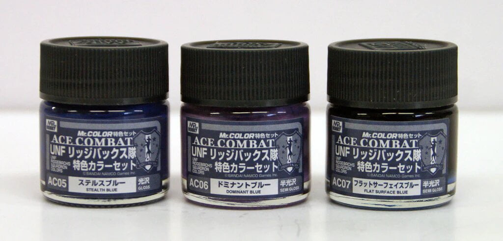 Mr Color Ace Combat UNF Ridgebacks Squadron Colors Set CS669