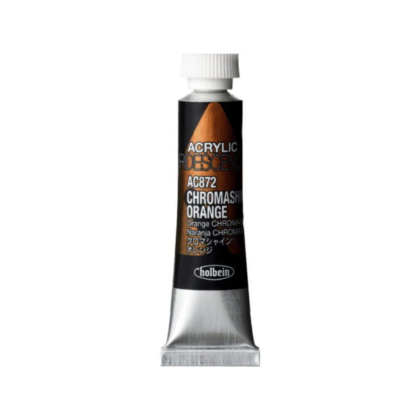 Holbein Acrylic Iridescene Chromashine Orange 5ml AC872