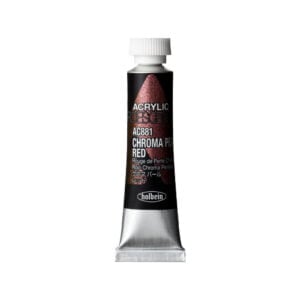 Holbein Acrylic Iridescene Chromashine Pearl Red 5ml AC881