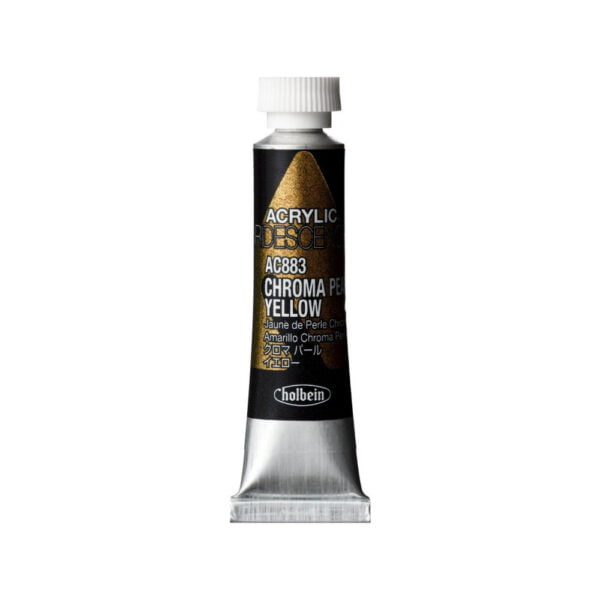 Holbein Acrylic Iridescene Chromashine Pearl Yellow 5ml AC883