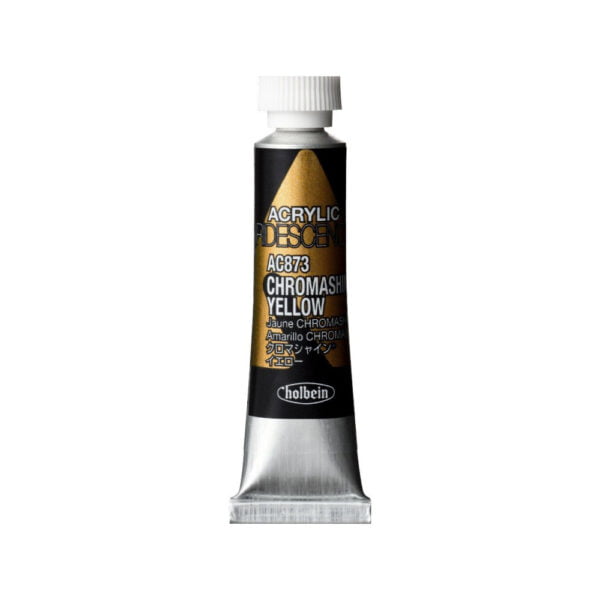 Holbein Acrylic Iridescene Chromashine Yellow 5ml AC873
